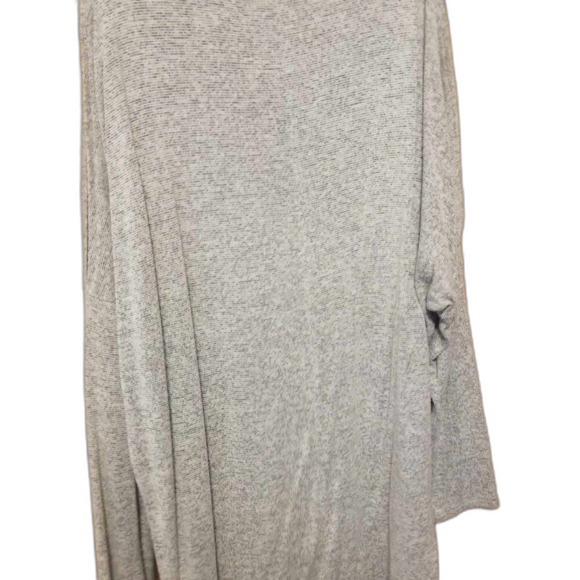 Acemi Cold Shoulder Gray Sweater Y2K Womens Top Sz M - Picture 4 of 5